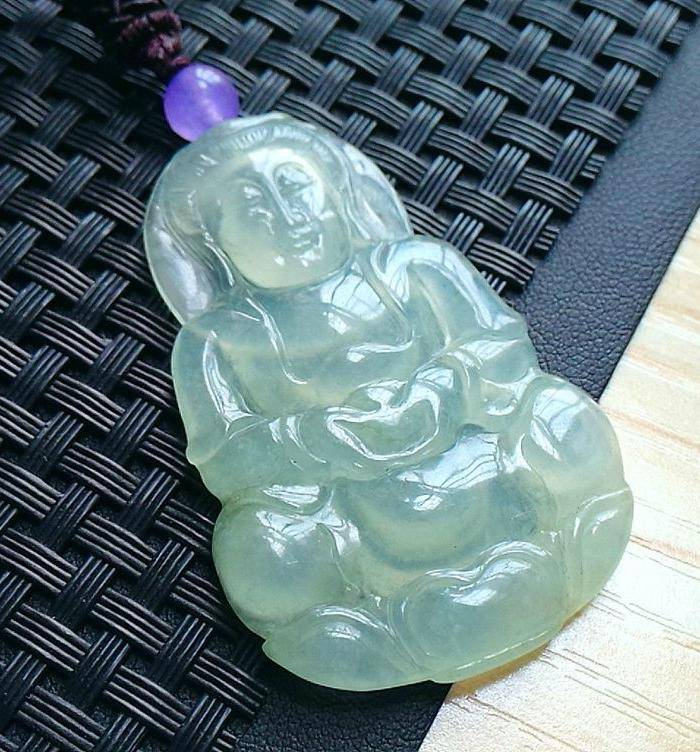 金牌 冰种绿佛公吊坠图5