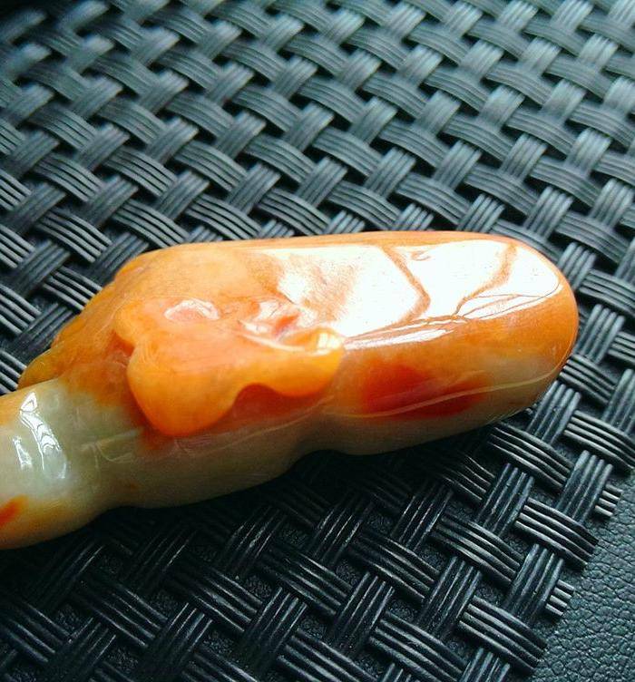 金牌 冰润満红步步高升吊坠图4