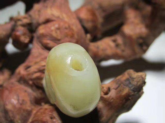 开门到代 清 早期 和田玉 枣红皮 籽料 龙护主 挂坠 玉质细腻 手感图9