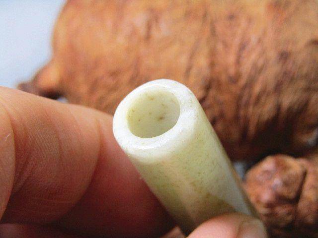 唐宋时期 和田桶珠 包浆老道 沁色自然 品相完好 老气十足图5