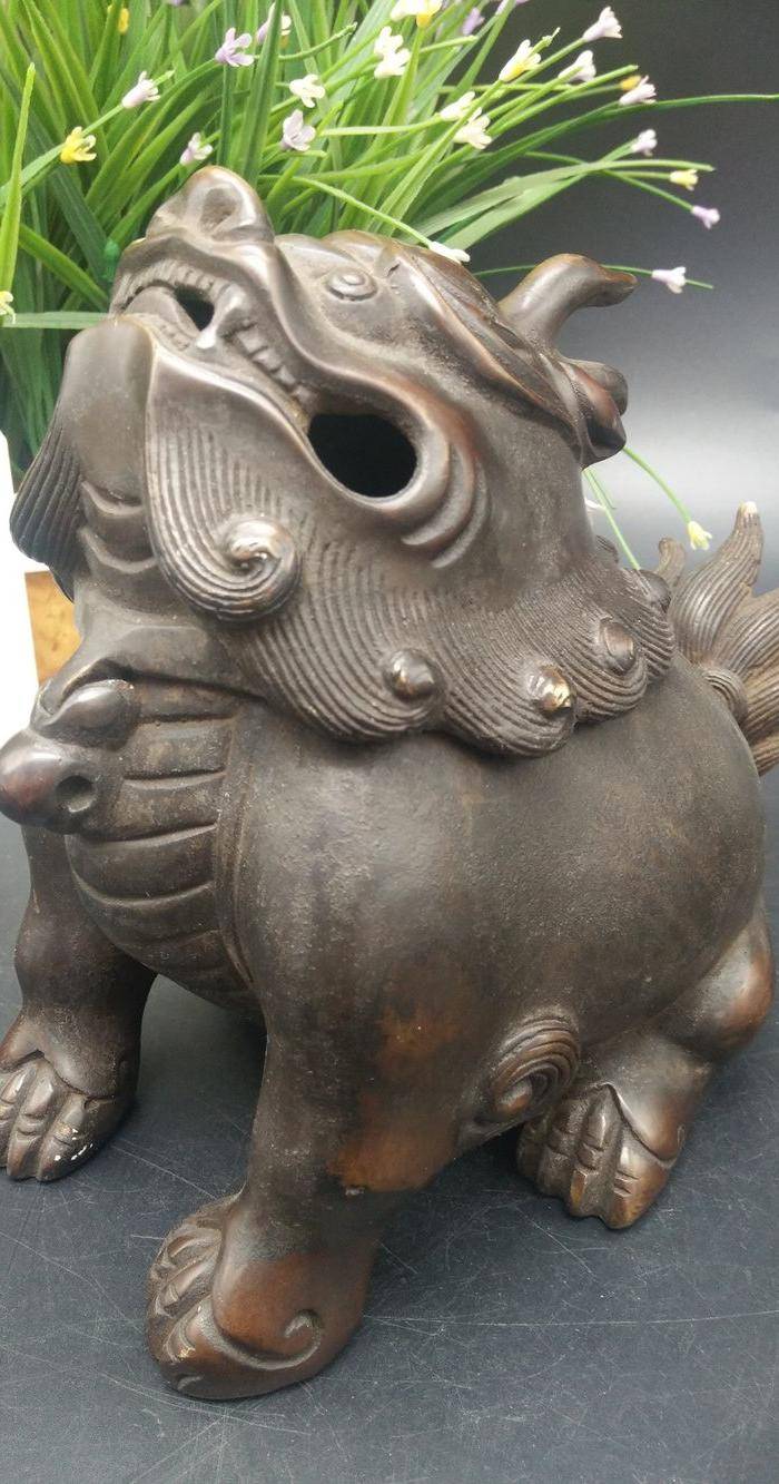 清御制铜香熏炉图3