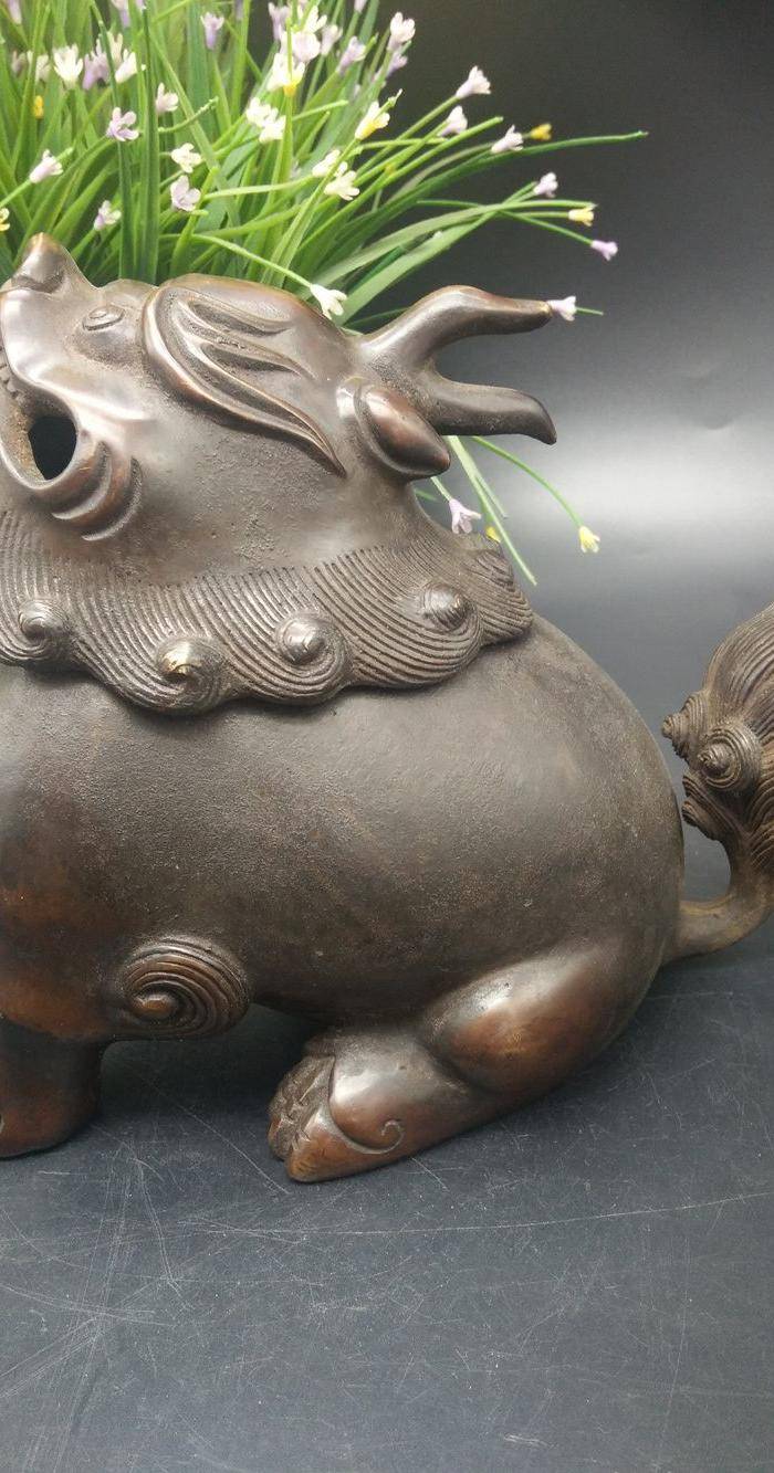 清御制铜香熏炉图4
