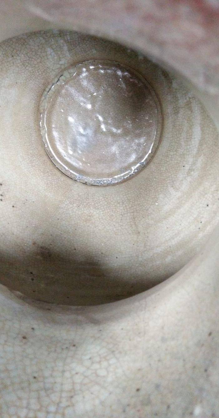 精品清窑变釉贯耳大瓶 一对图7