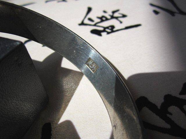老银打造 足银手镯 工艺精湛 52克图3