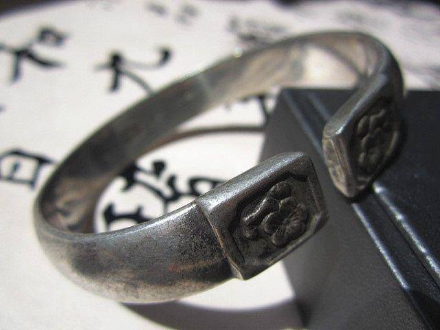 老银打造 足银手镯 工艺精湛 52克图5