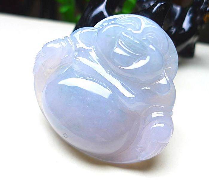 金牌天然A货翡翠老坑水润好种佛公图2
