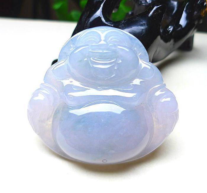 金牌天然A货翡翠老坑水润好种佛公图9