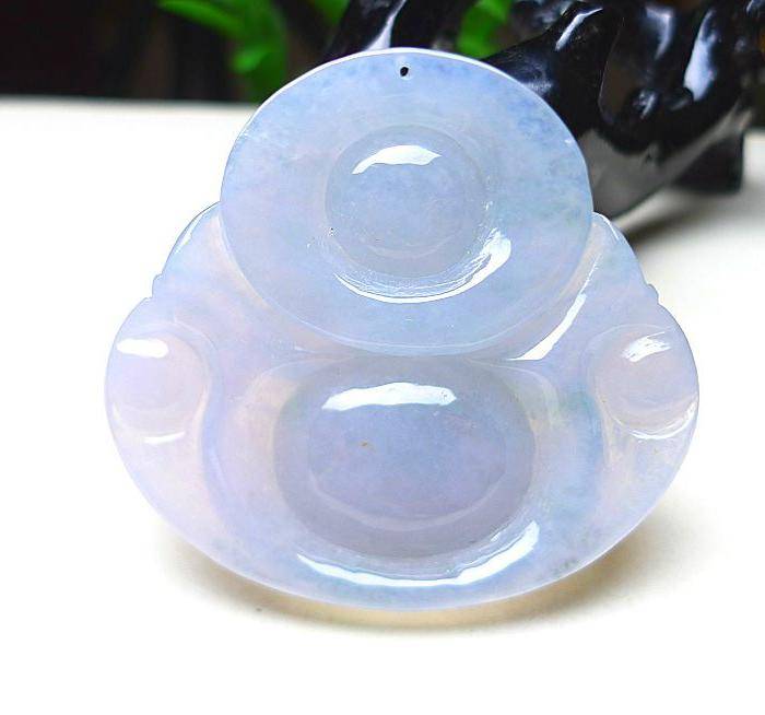 金牌天然A货翡翠老坑水润好种佛公图5