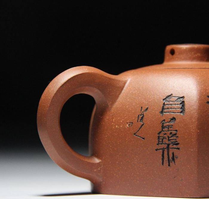 紫砂壶 六方君子壶图6