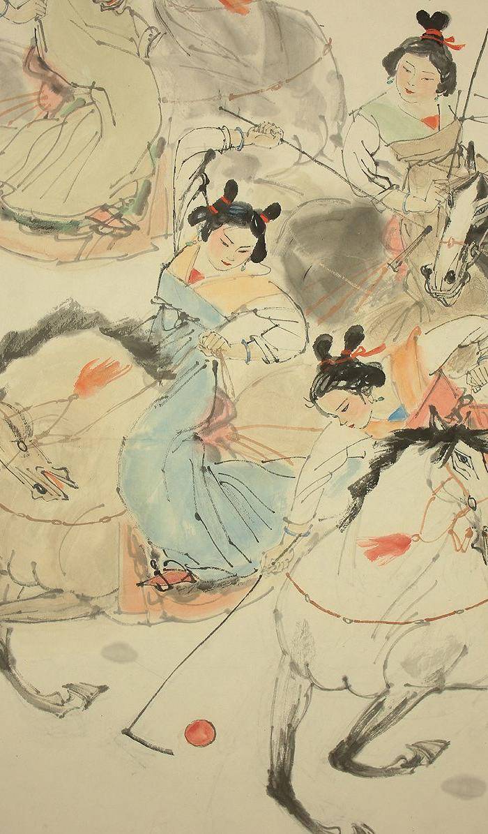顾曾平,唐人马球图图5