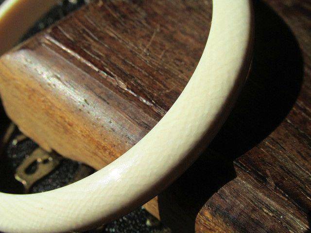 亚洲 白料 手镯 莲花纹清晰图6