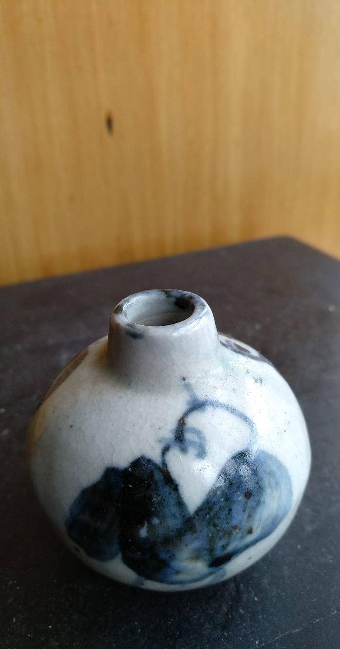 清早期青花人物小水滴,高:4.3Cm文房佳器。图3