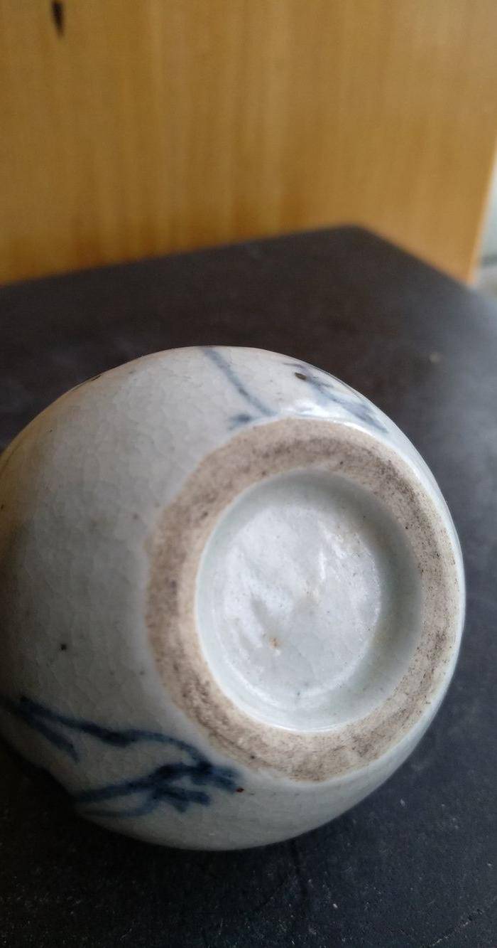 清早期青花人物小水滴,高:4.3Cm文房佳器。图5