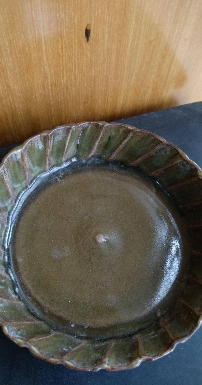 元 明早青釉洗,口径10.5Cm,高2.7Cm。文房佳器图3