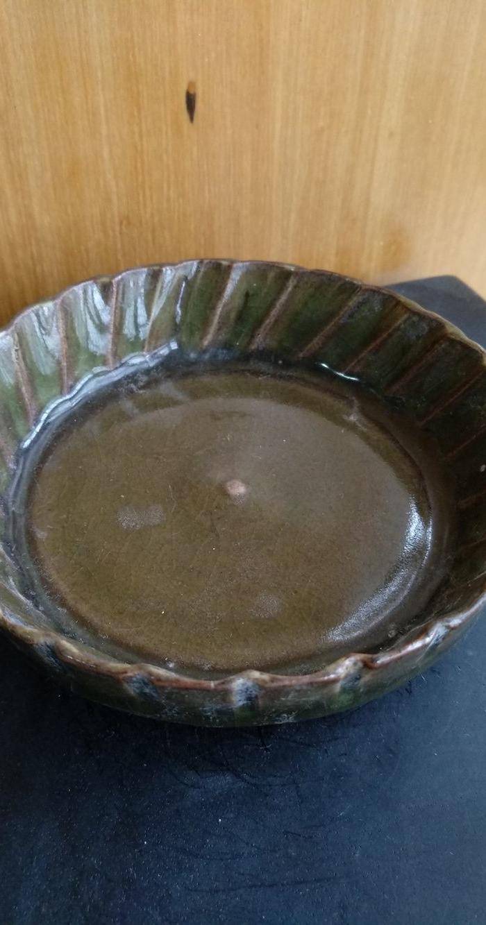 元 明早青釉洗,口径10.5Cm,高2.7Cm。文房佳器图5