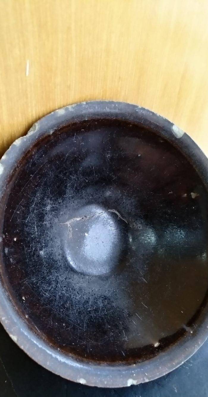 宋建窑小底足兔盏。口径11Cm,高4.3Cm。口沿一周有小崩缺图3