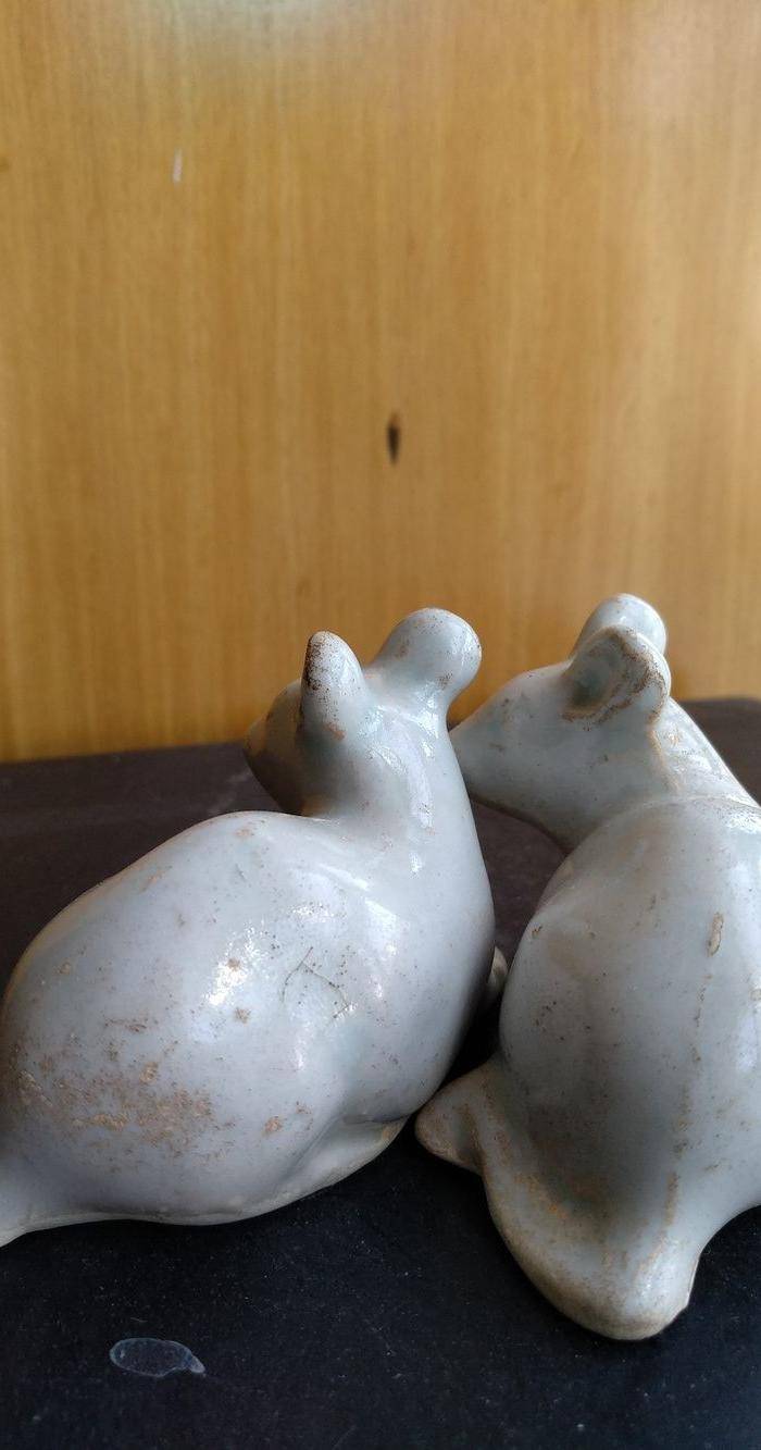 元 明影青釉小动物,釉面厚润如玉。宽6.7,高4,3Cm图2