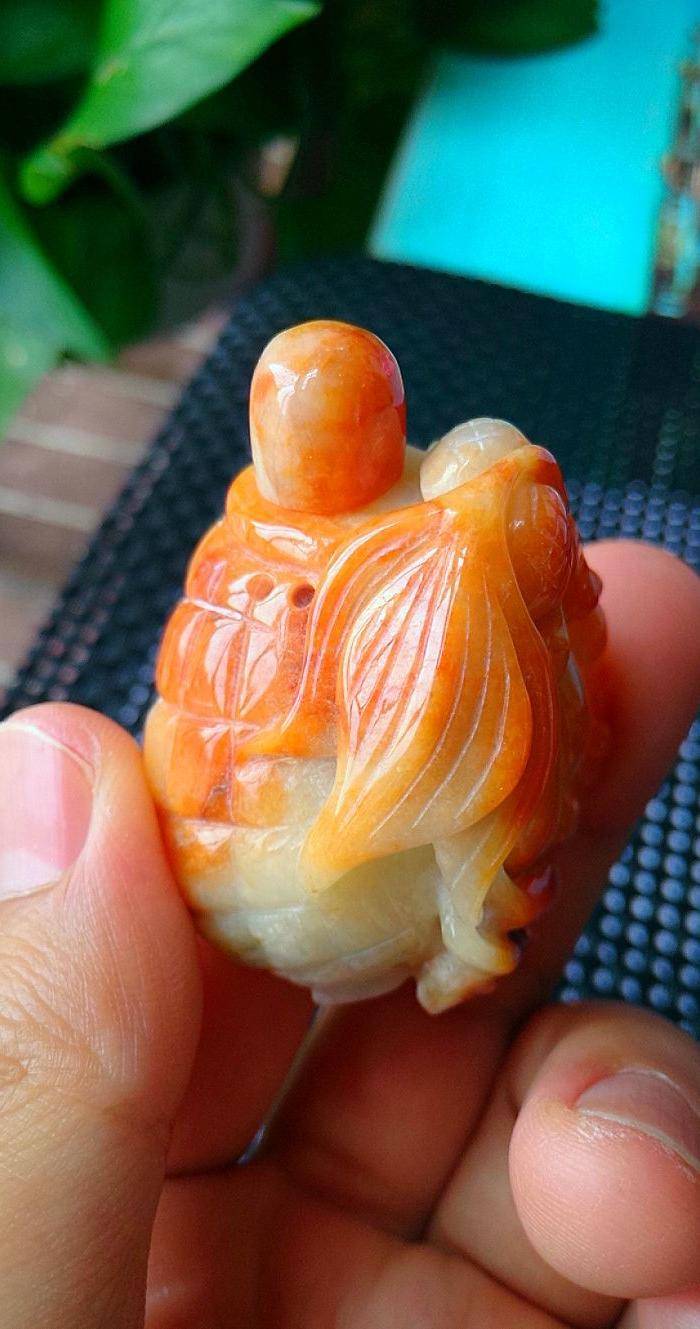 冰润满翡精雕如鱼得水鼻烟壶图7