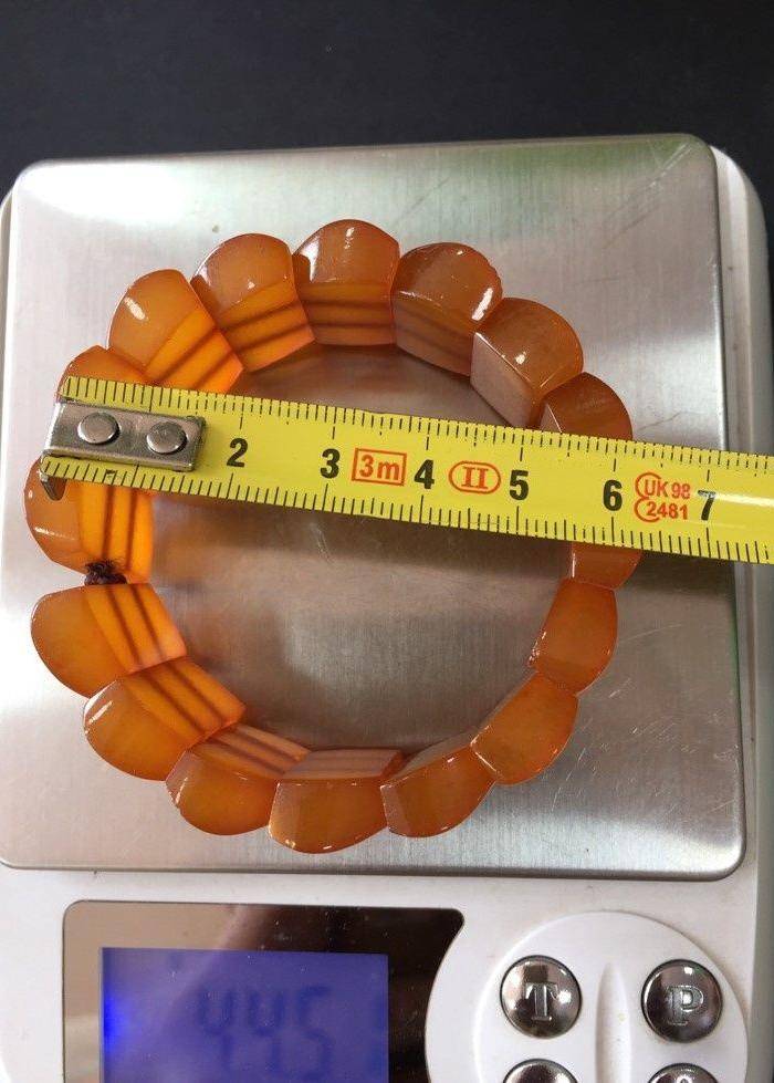 8004欧洲回流蜜蜡手牌图10
