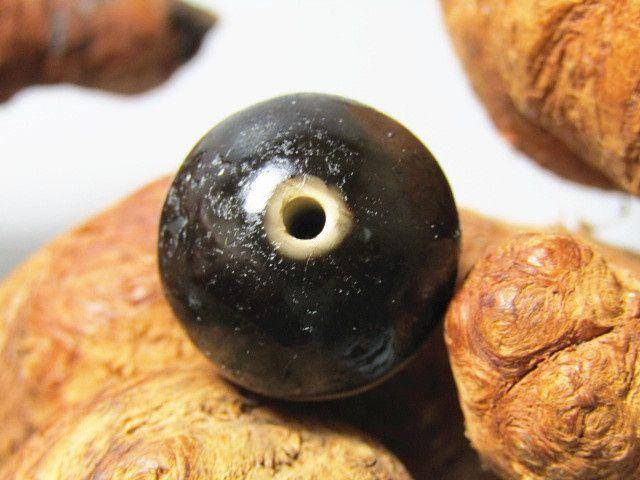 藏传玛瑙 一线珠 包浆老厚 开门到代图5