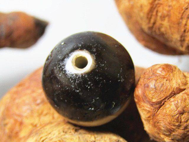 藏传玛瑙 一线珠 包浆老厚 开门到代图7