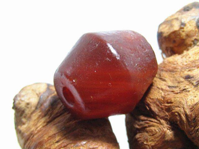 清红玛瑙 福腰珠 包浆熟厚图4