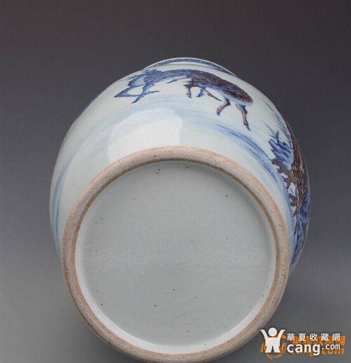 欧洲回流青花釉里红大瓶图10