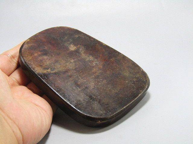 清 老玉飞龙吐水 砚台 包浆老厚图5
