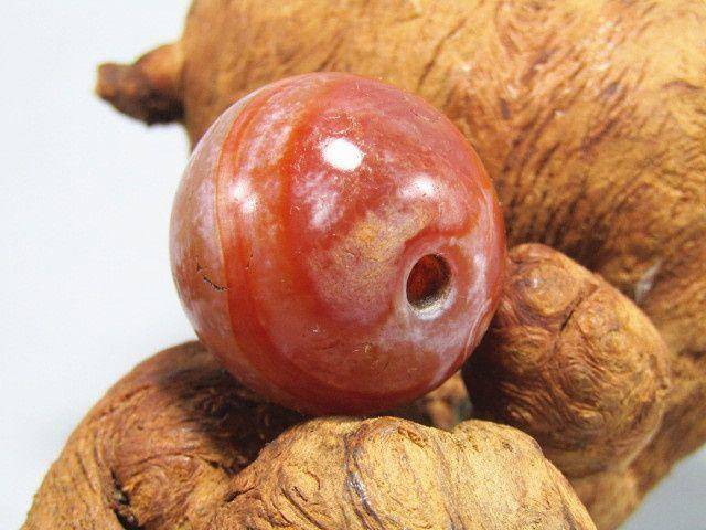 唐红玛瑙珠 大珠 包浆熟厚图11