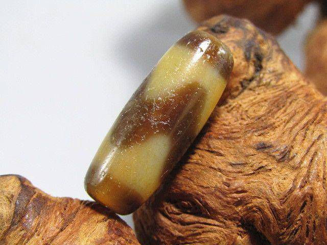 藏传玛 瑙 虎牙天珠 包浆熟厚图6
