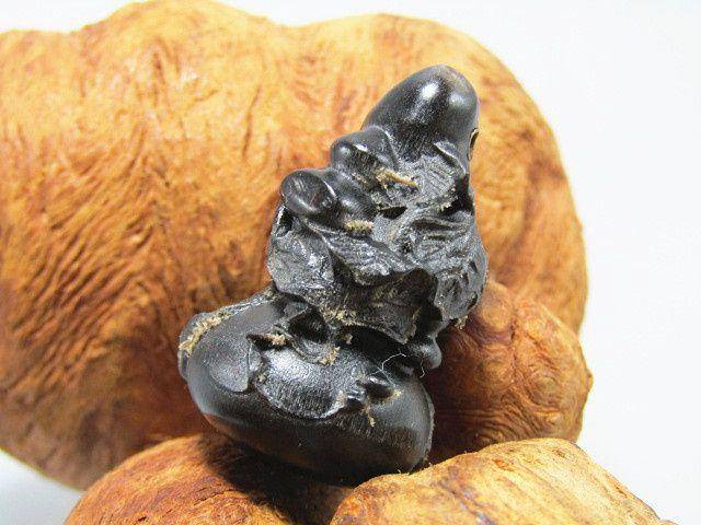 黑瞪LY角 福寿如意葫芦挂件 手工精制雕刻图5