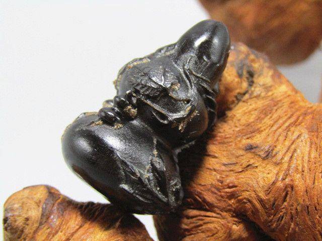 黑瞪LY角 福寿如意葫芦挂件 手工精制雕刻图6