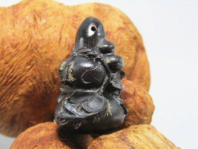 黑瞪LY角 福寿如意葫芦挂件 手工精制雕刻图12