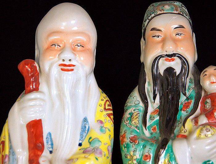清禄星寿星瓷塑图2