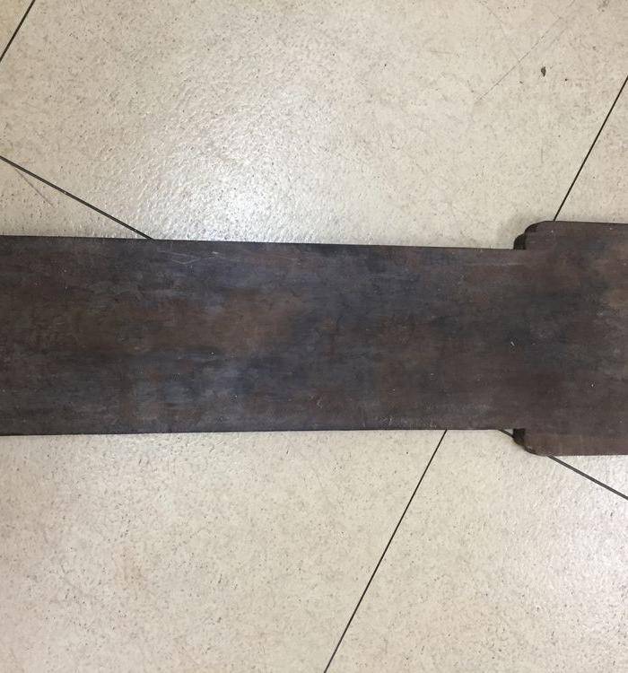 乾隆款回字纹草花龙大板图5