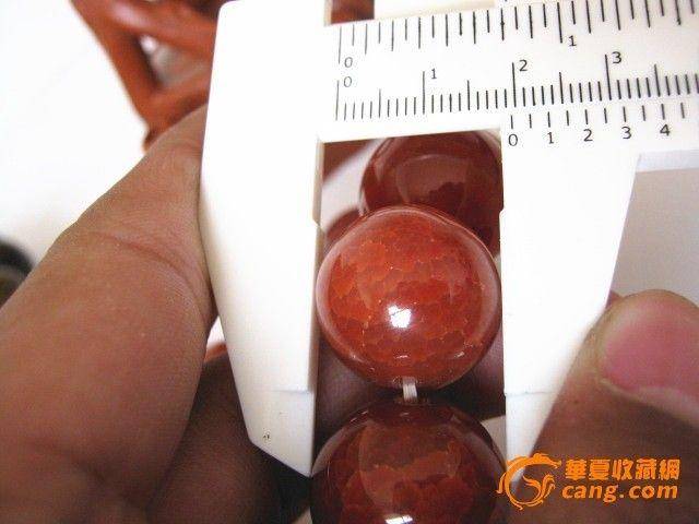 有些年份龙鳞玛瑙 大红袍手串图4