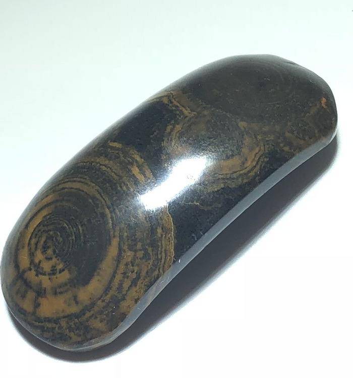 精品 九眼页岩 双眼 牌 可以编绳后 佩戴脖子手上 花纹漂亮图2