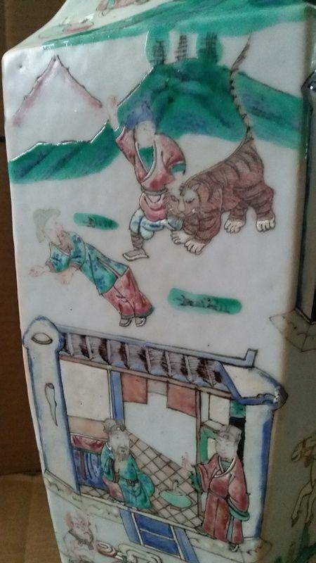 24孝全图六方花瓶图5