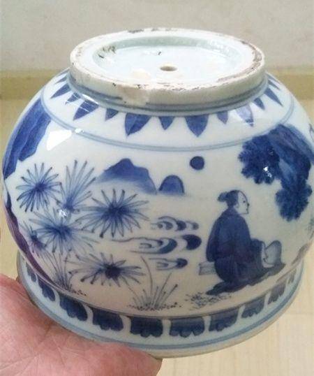 青花人物老器图4