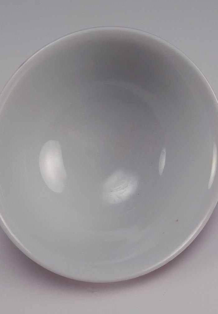 民国胭脂红雕龙纹碗 小精品图7