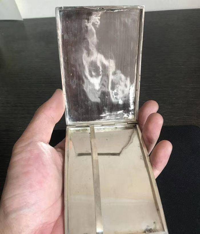 一个纯银龙纹盒子图3
