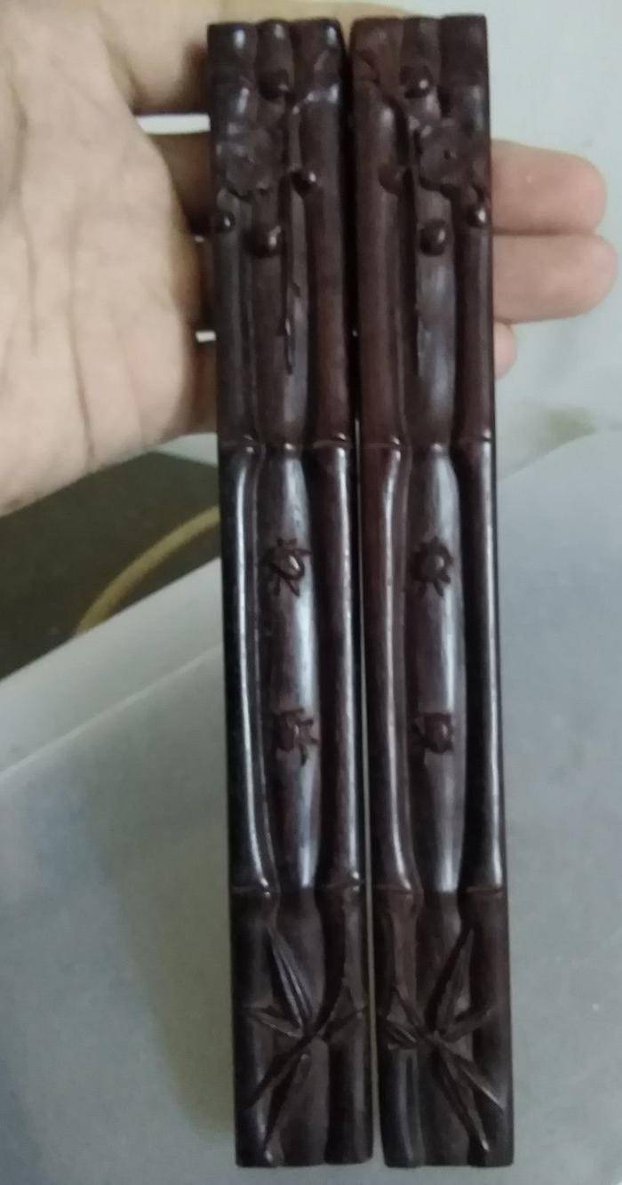 一对小叶紫檀镇纸图2