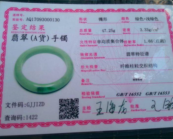 冰润辣绿宽边手镯图9