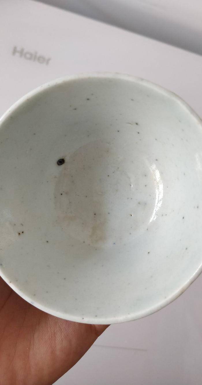 嘉道青花双喜压手杯图4