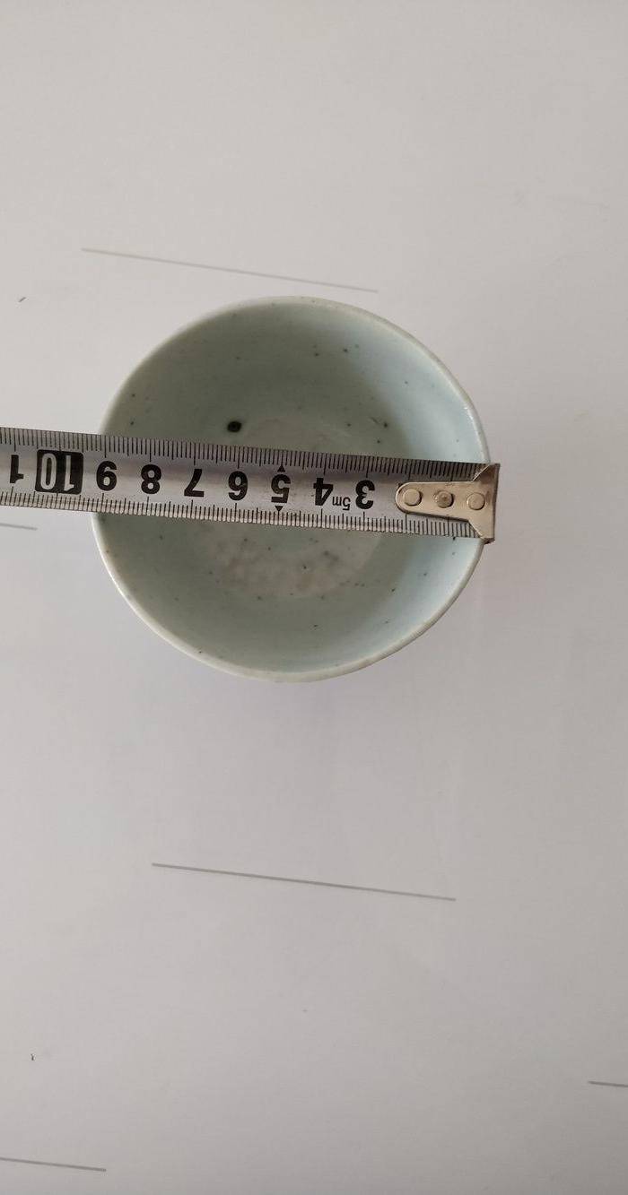 嘉道青花双喜压手杯图5