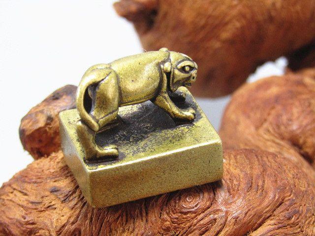 金牌老铜打造 虎钮私人印章