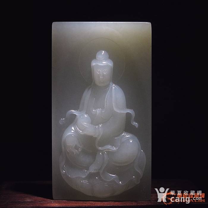 精品 范同生工作室和田籽料 观音 方牌