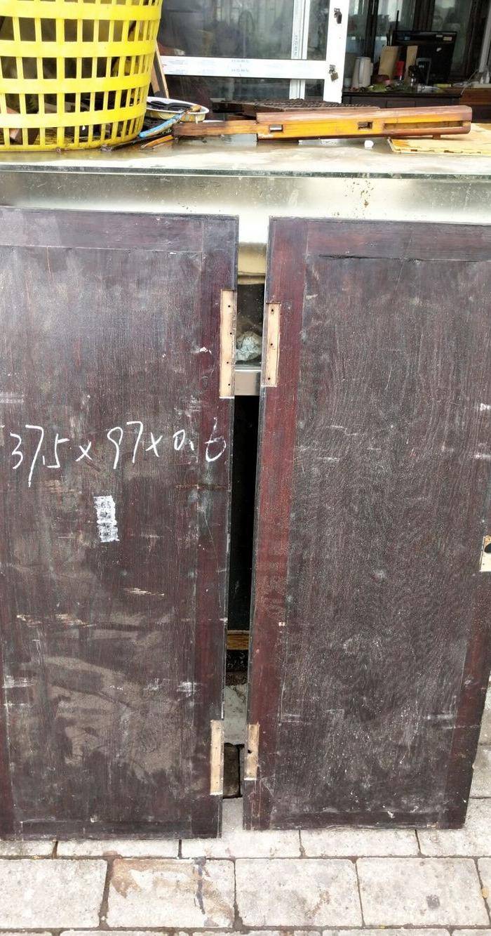 红酸枝门板一对图9