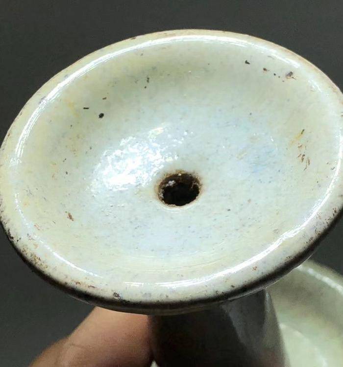 宋代 白瓷 灯展 造型端庄大方 开片非常漂亮 釉质很好图9