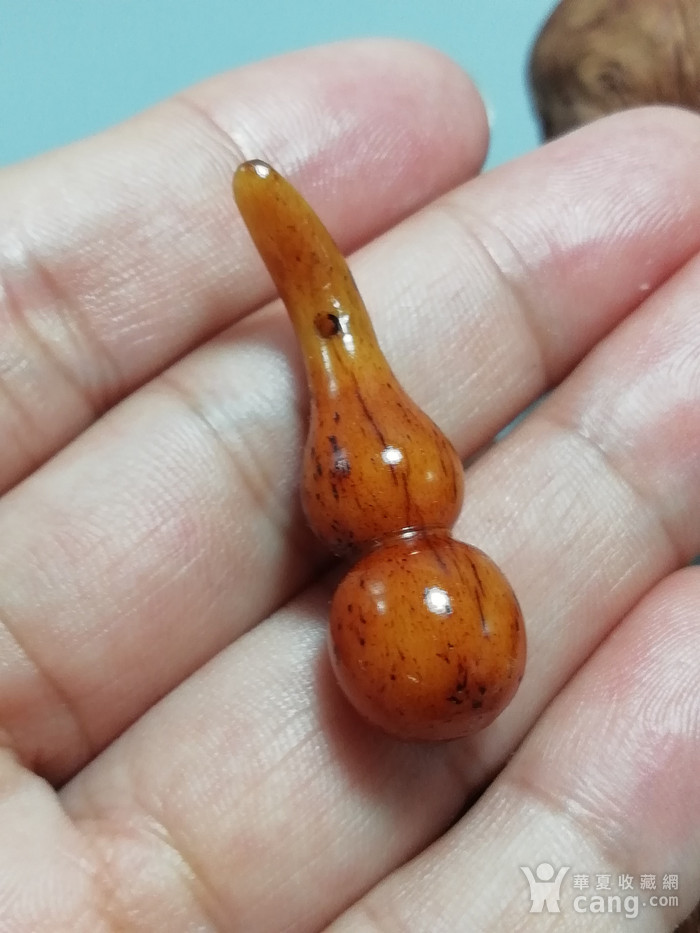 晚清 鹰骨 福禄葫芦挂件 玉化极佳 包浆熟厚
